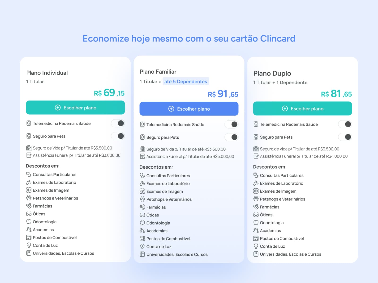 Plans and pricing in the new navigation