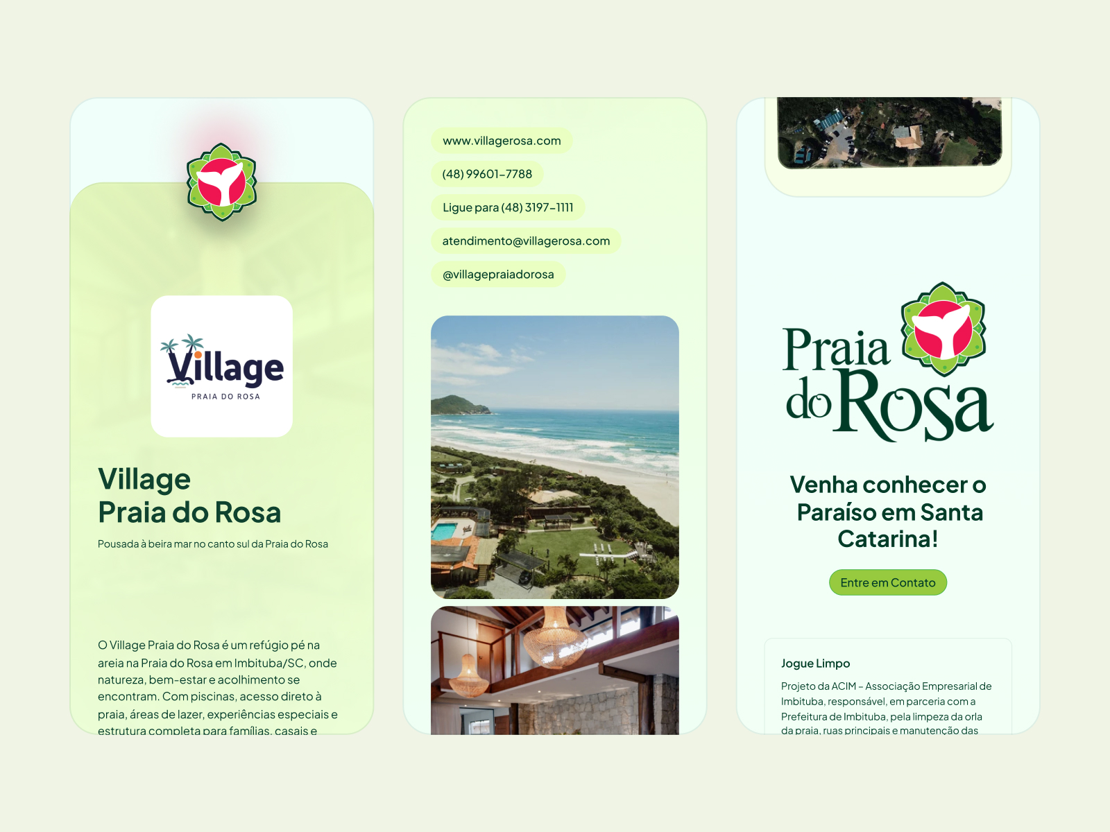 Listagens de parceiros e fluxo de reserva